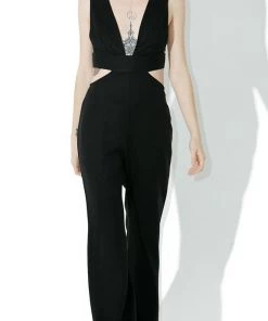 Wildfox Salty Blonde Jumpsuit Black