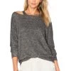 LNA Bolero Cut Out Sweater Grey Sweaters & Knits