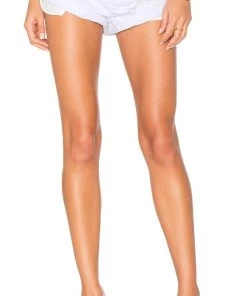 Denim One Teaspoon White Beauty Bandit Shorts