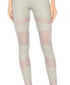Activewear Onzie High Rise Legging Stone Fishnet