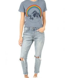 One Teaspoon High Waist Freebirds Skinny Jeans Storm Buoy Denim