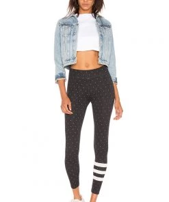 Sundry Stripe & Dots Yoga Pants