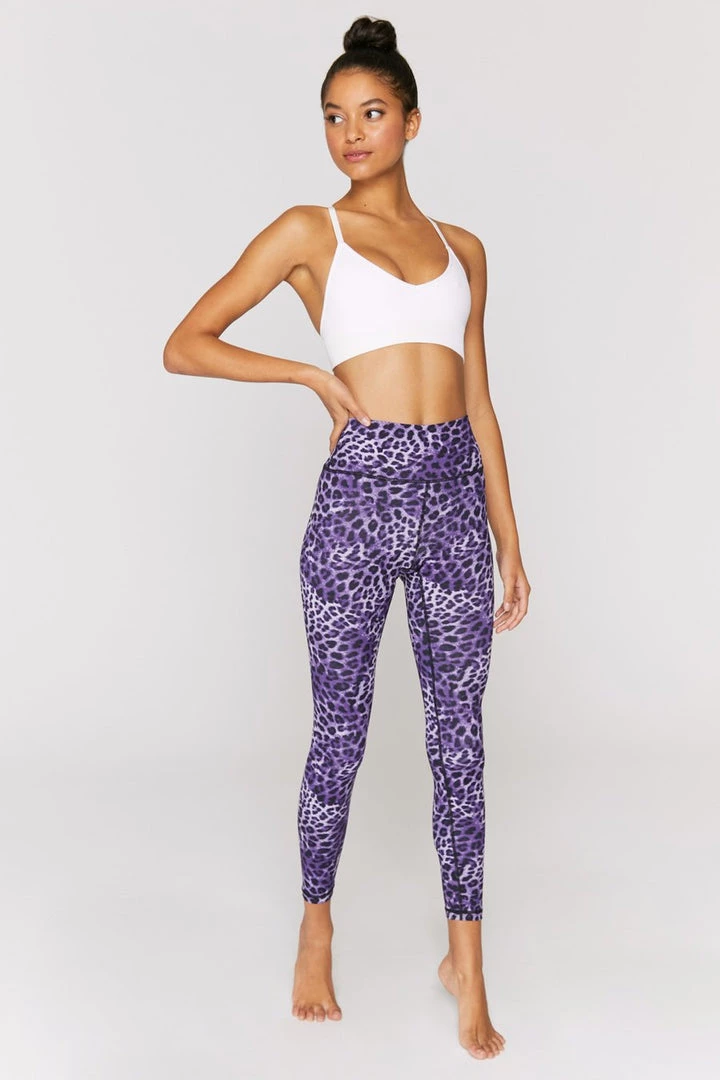 Spiritual Gangster Lavender Cheetah High Waist 7/8 Legging 6 Spiritual Gangster Lavender Cheetah High Waist 7/8 Legging