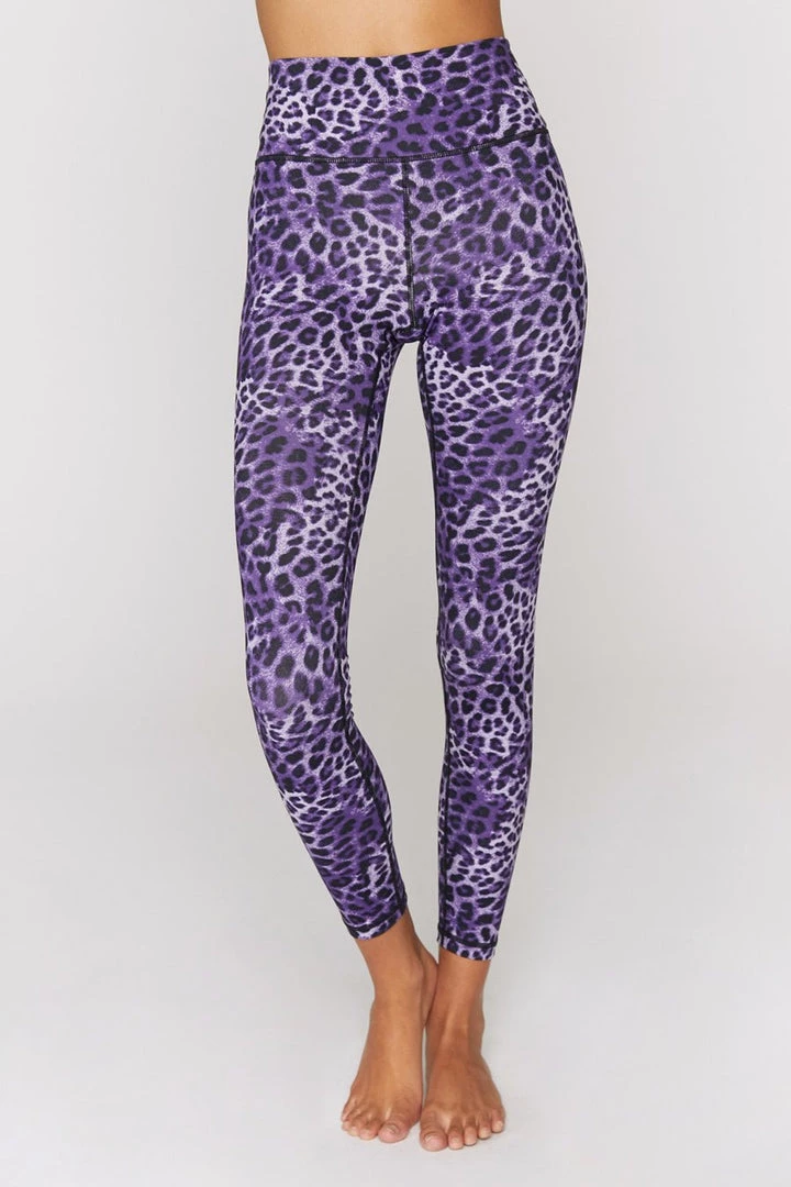 Spiritual Gangster Lavender Cheetah High Waist 7/8 Legging 5 Spiritual Gangster Lavender Cheetah High Waist 7/8 Legging