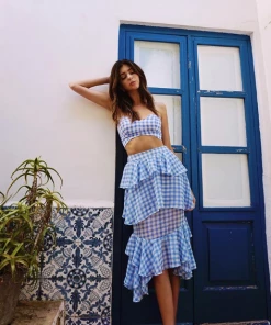 Skirts For Love And Lemons Dorothy Ruffled Midi Skirt