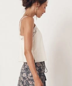 Spell & The Gypsy The Dawning Collection Spell & The Gypsy Basic Linen Cami White