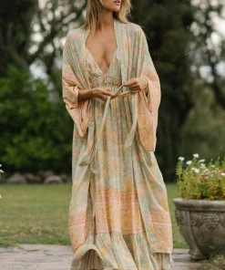 New Arrivals Spell & The Gypsy Butterfly Maxi Robe Maxi Botanical