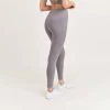 Mono B Textured Houndstooth High Waist Leggings Plum Gray Lounge + Active Wear