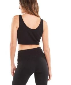 SUMMER SALE Wildfox Cady Tie Up Front Top Black