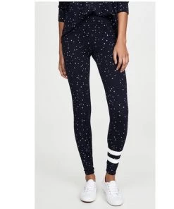 Sundry Stars Stripe Yoga Pant Legging Leggings