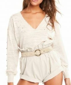 SUMMER SALE Wildfox Boyd Knit Studded Sweater