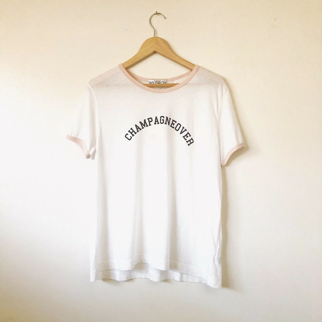 Wildfox Johnny Champagneover Ringer Tee SUMMER SALE 3 Wildfox Johnny Champagneover Ringer Tee SUMMER SALE