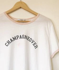 Wildfox Johnny Champagneover Ringer Tee SUMMER SALE