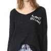 Wildfox Almost Feelings Beyond Sweater Black Sweaters & Knits